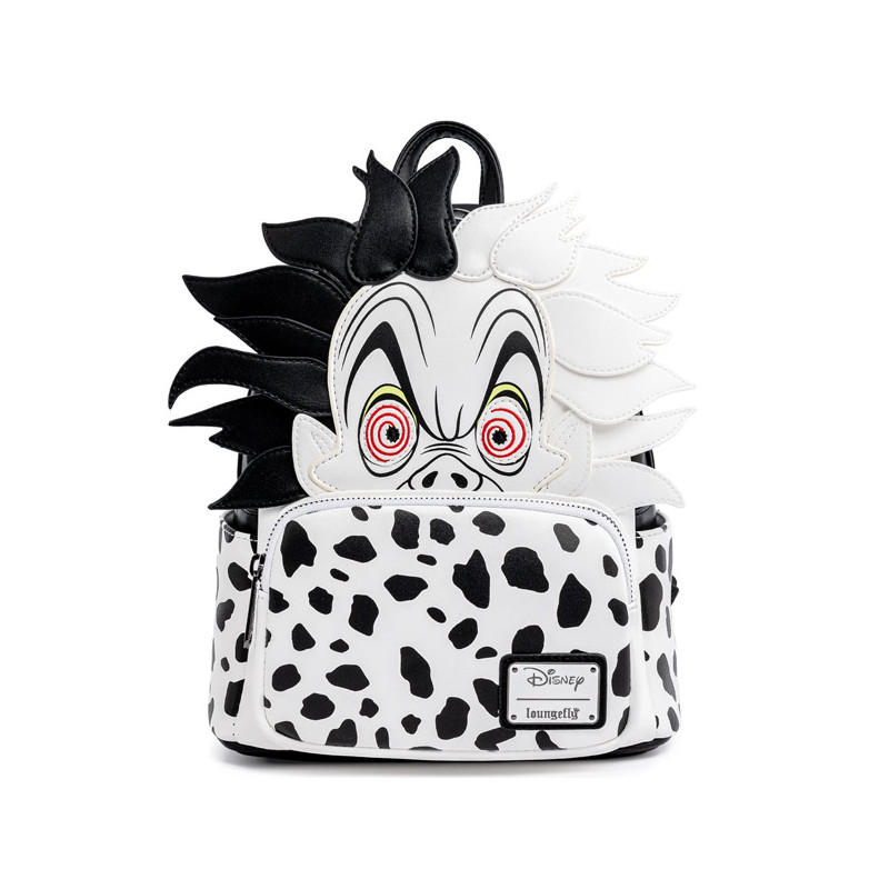 MINI SAC A DOS CRUELLA DE VIL SPOTS COSPLAY / LES 101 DALMATIENS / LOUNGEFLY