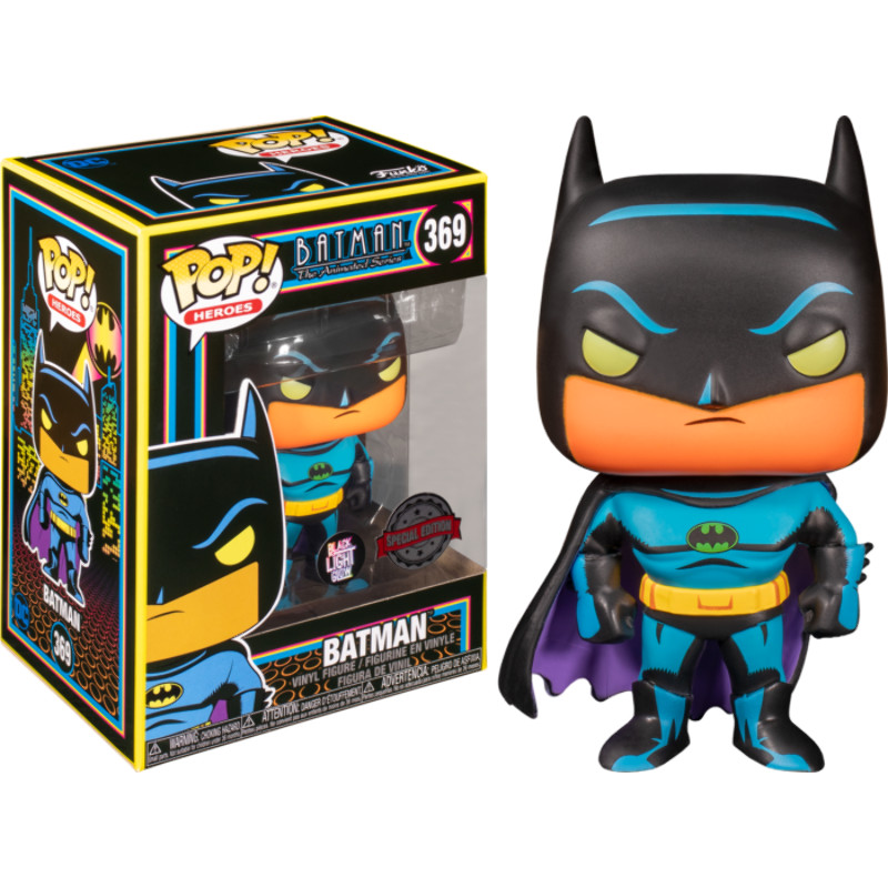 BATMAN / BLACK LIGHT / FIGURINE FUNKO POP / EXCLUSIVE SPECIAL EDITION