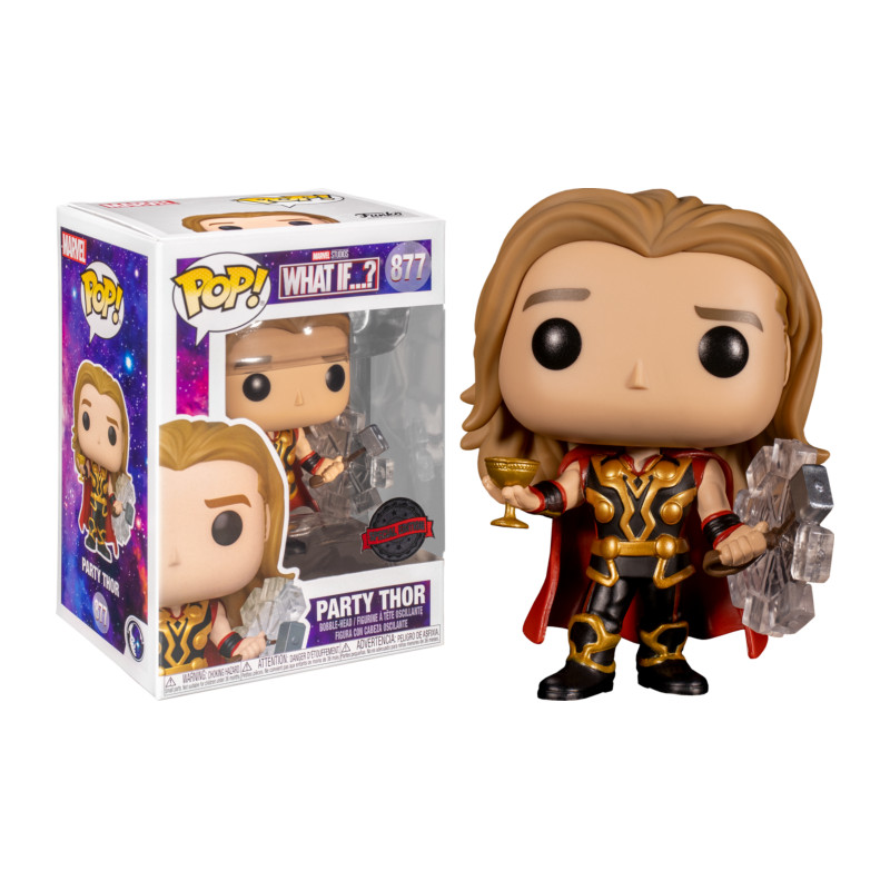 PARTY THOR / MARVEL WHAT IF / FIGURINE FUNKO POP / EXCLUSIVE SPECIAL EDITION