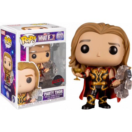 PARTY THOR / MARVEL WHAT IF / FIGURINE FUNKO POP / EXCLUSIVE SPECIAL EDITION