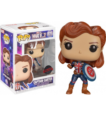 CAPTAIN CARTER POSE / MARVEL WHAT IF / FIGURINE FUNKO POP / EXCLUSIVE SPECIAL EDITION