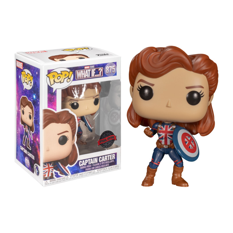 CAPTAIN CARTER POSE / MARVEL WHAT IF / FIGURINE FUNKO POP / EXCLUSIVE SPECIAL EDITION