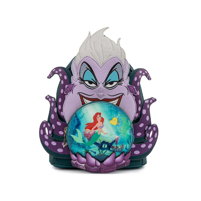 MINI SAC A DOS VILLAINS SCENE URSULA CRYSTAL BALL / LA PETITE SIRENE / LOUNGEFLY MINI SAC A DOS VILLAINS SCENE URSULA CRYSTAL BALL / LA PETITE SIRENE / LOUNGEFLY