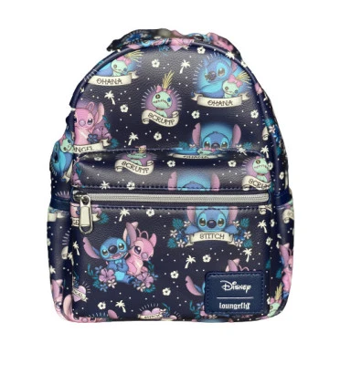 MINI SAC A DOS STITCH TATOO / LILO ET STITCH / LOUNGEFLY MINI SAC A DOS STITCH TATOO / LILO ET STITCH / LOUNGEFLY