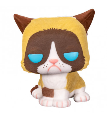 GRUMPY CAT / GRUMPY CAT / FIGURINE FUNKO POP / EXCLUSIVE SPECIAL EDITION / FLOCKED