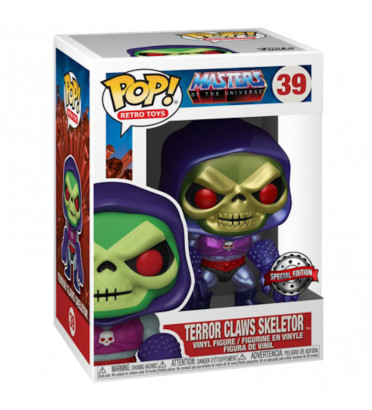 TERROR CLAWS SKELETOR METALLIC / LES MAITRES DE LUNIVERS / FIGURINE FUNKO POP / EXCLUSIVE SPECIAL EDITION