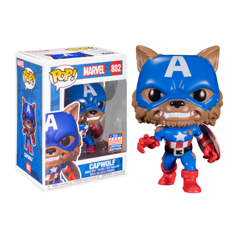 CAPWOLF / MARVEL / FIGURINE FUNKO POP / EXCLUSIVE SDCC 2021