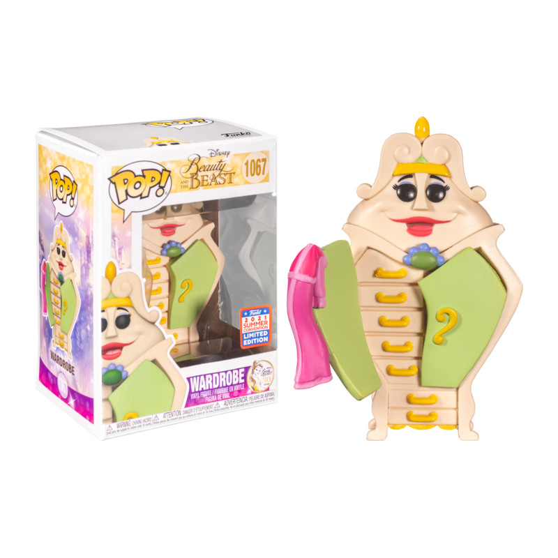 WARDROBE / LA BELLE ET LA BETE / FIGURINE FUNKO POP / EXCLUSIVE SDCC 2021