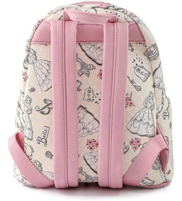 MINI SAC A DOS BELLE CREME AOP / LA BELLE ET LA BÊTE / LOUNGEFLY MINI SAC A DOS BELLE CREME AOP / LA BELLE ET LA BÊTE / LOUNGEFLY