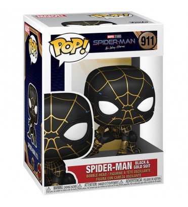 SPIDER-MAN BLACK AND GOLD SUIT / SPIDER-MAN NO WAY HOME / FIGURINE FUNKO POP