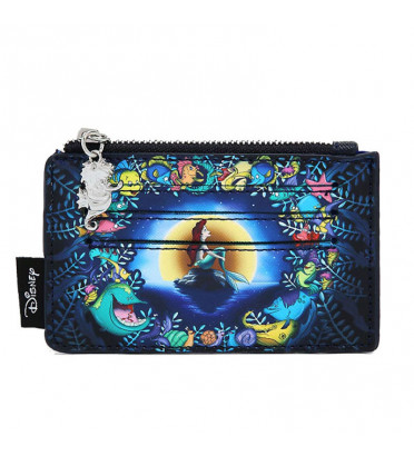 PORTE CARTE ARIEL UNDER THE SEA / LA PETITE SIRENE / LOUNGEFLY