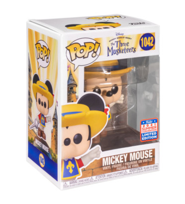 MICKEY MOUSE / LES 3 MOUSQUETAIRES / FIGURINE FUNKO POP / EXCLUSIVE SDCC 2021 MICKEY MOUSE / LES 3 MOUSQUETAIRES / FIGURINE FUNKO POP / EXCLUSIVE SDCC 2021