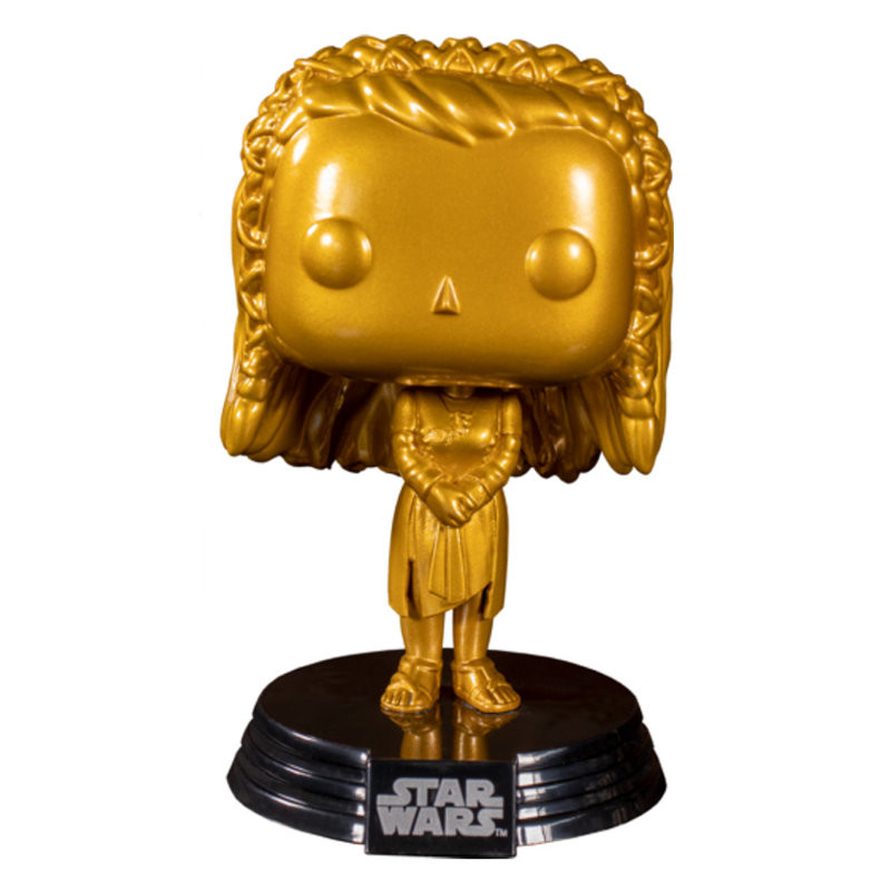 PRINCESS LEIA GOLD METALLIC / STAR WARS / FIGURINE FUNKO POP / EXCLUSIVE SPECIAL EDITION