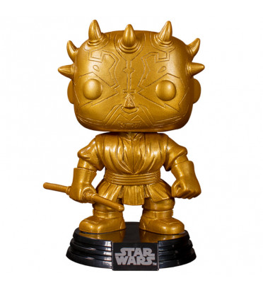 DARTH MAUL GOLD METALLIC / STAR WARS / FIGURINE FUNKO POP / EXCLUSIVE SPECIAL EDITION