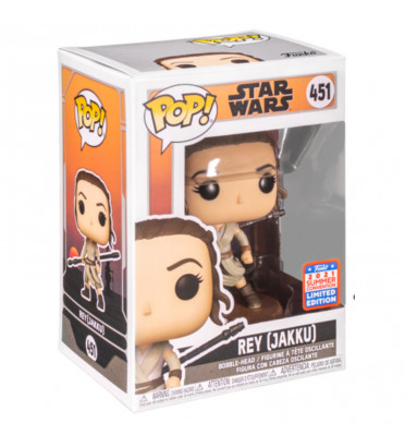 REY JAKKU / STAR WARS / FIGURINE FUNKO POP / EXCLUSIVE SDCC 2021