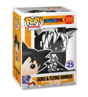 GOKU ET FLYING NUMBUS CHROME / DRAGON BALL / FIGURINE FUNKO POP