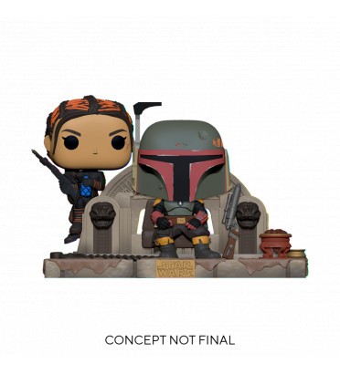 BOBA FETT AND FENNEC SHAND / STAR WARS THE MANDALORIAN / FIGURINE FUNKO POP