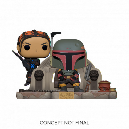 BOBA FETT AND FENNEC SHAND / STAR WARS THE MANDALORIAN / FIGURINE FUNKO POP