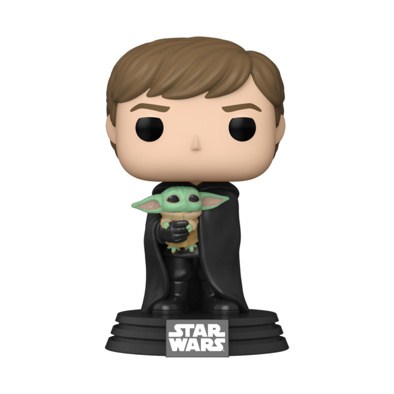 Figurine de collection Funko Pop! Pin's Géant Star Wars Pop Luke