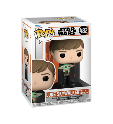 LUKE SKYWALKER WITH GROGU / STAR WARS THE MANDALORIAN / FIGURINE FUNKO POP LUKE SKYWALKER WITH GROGU / STAR WARS THE MANDALORIAN / FIGURINE FUNKO POP