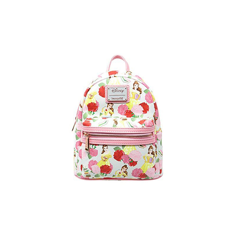 MINI SAC A DOS BELLE AVEC ROSE / LA BELLE ET LA BÊTE / LOUNGEFLY