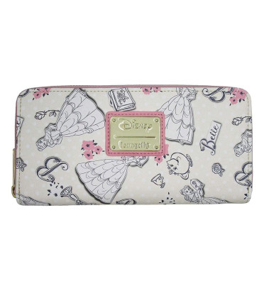 PORTEFEUILLE BELLE CREME / LA BELLE ET LA BETE / LOUNGEFLY