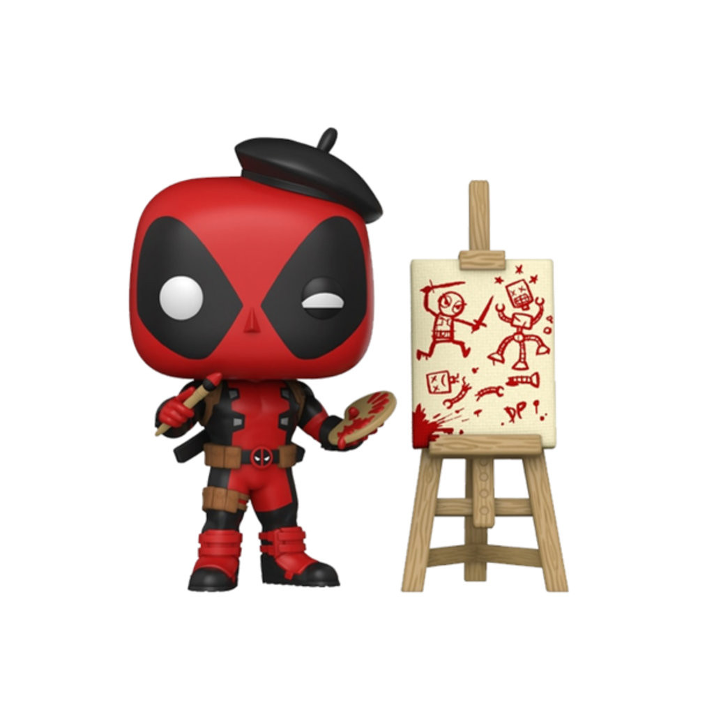Figurine Artist Deadpool / Deadpool / Funko Pop Marvel 887 / Exclusive  Spécial Edition