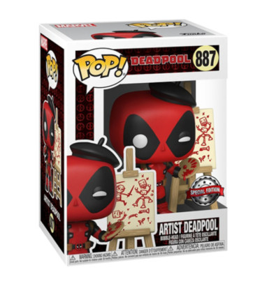 ARTIST DEADPOOL / DEADPOOL / FIGURINE FUNKO POP / EXCLUSIVE SPECIAL EDITION