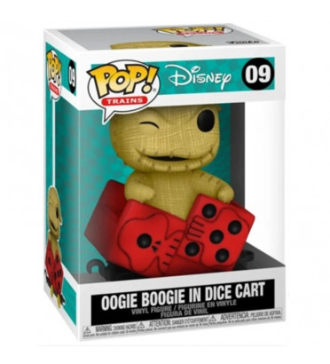 OOEGIE BOOGIE IN DICE CART / L&#039;ETRANGE NOEL DE MR JACK / FIGURINE FUNKO POP