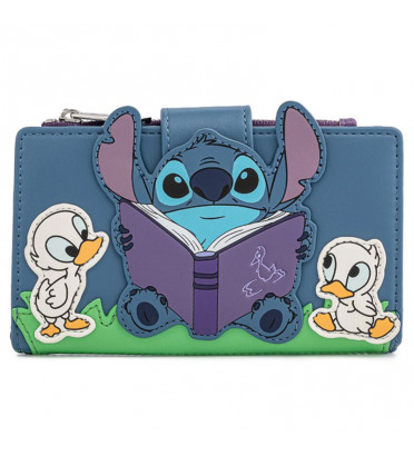 PORTEFEUILLE STITCH STORY TIME DUCKIES / LILO ET STITCH / LOUNGEFLY