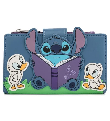 PORTEFEUILLE STITCH STORY TIME DUCKIES / LILO ET STITCH / LOUNGEFLY