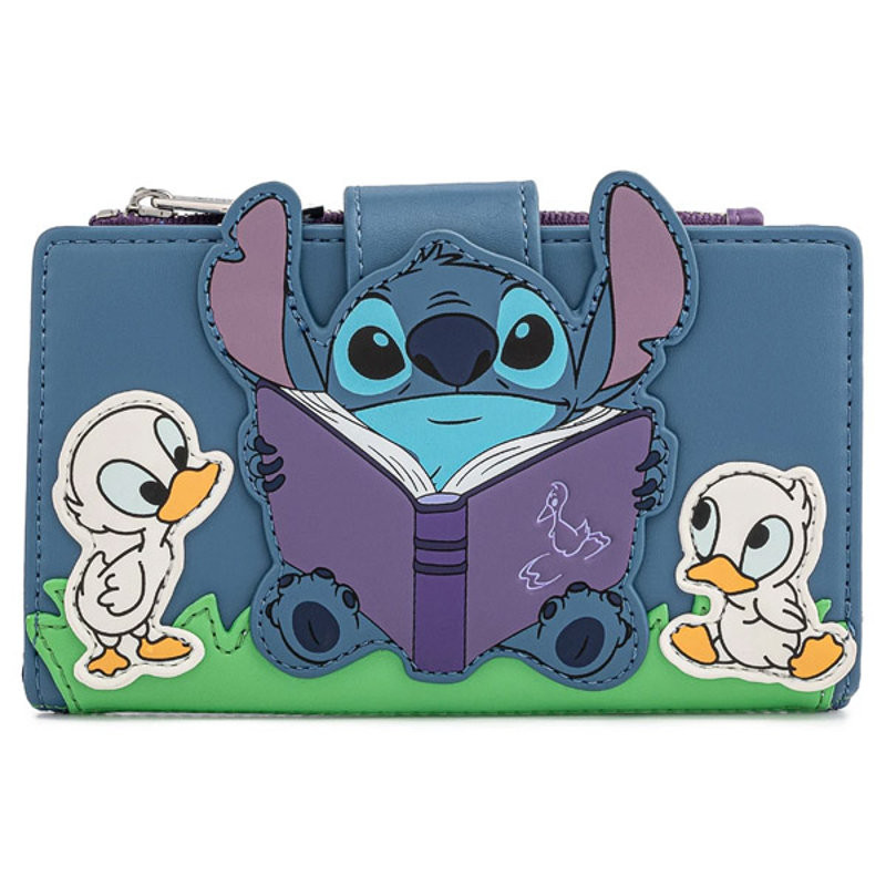 PORTEFEUILLE STITCH STORY TIME DUCKIES / LILO ET STITCH / LOUNGEFLY PORTEFEUILLE STITCH STORY TIME DUCKIES / LILO ET STITCH / LOUNGEFLY