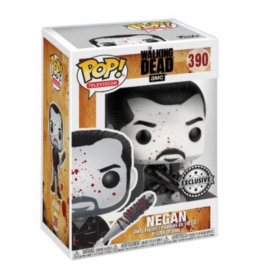 NEGAN NOIR ET BLANC / THE WALKING DEAD / FIGURINE FUNKO POP NEGAN NOIR ET BLANC / THE WALKING DEAD / FIGURINE FUNKO POP