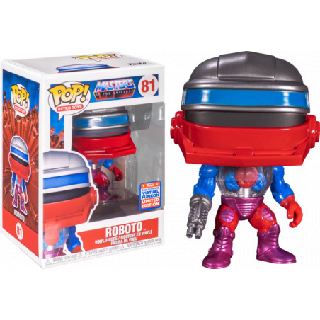 ROBOTO / LES MAITRES DE L'UNIVERS / FIGURINE FUNKO POP / EXCLUSIVE SDCC 2021