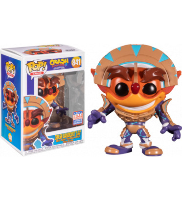 CRASH BANDICOOT IN MASK ARMOR / CRASH BANDICOOT / FIGURINE FUNKO POP / EXCLUSIVE SDCC 2021