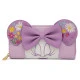 PORTEFEUILLE MINNIE HOLDING FLOWERS / MICKEY MOUSE / LOUNGEFLY