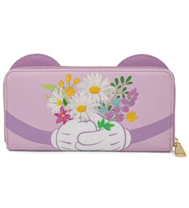 PORTEFEUILLE MINNIE HOLDING FLOWERS / MICKEY MOUSE / LOUNGEFLY PORTEFEUILLE MINNIE HOLDING FLOWERS / MICKEY MOUSE / LOUNGEFLY