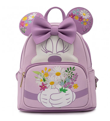 MINI SAC A DOS MINNIE HOLDING FLOWERS / MICKEY MOUSE / LOUNGEFLY