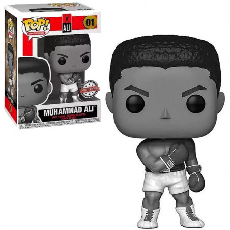 MUHAMMAD ALI BLACK AND WHITE / ALI / FIGURINE FUNKO POP / EXCLUSIVE SPECIAL EDITION