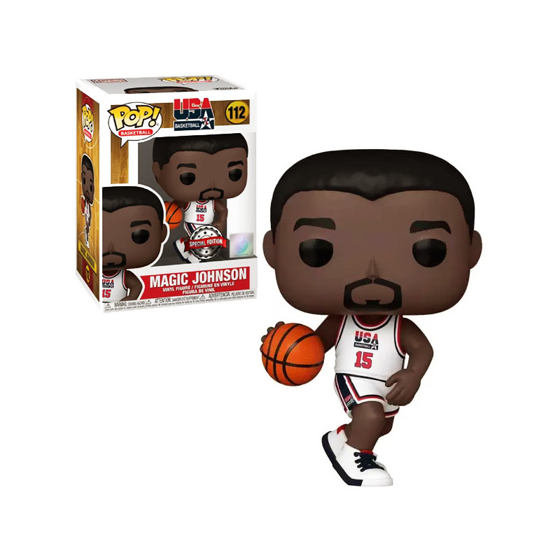 MAGIC JOHNSON / USA BASKETBALL / FIGURINE FUNKO POP / EXCLUSIVE SPECIAL EDITION