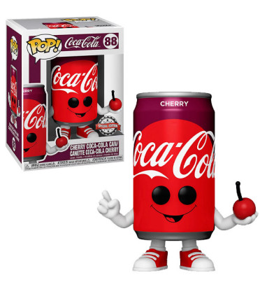 CHERRY COCA-COLA CAN / COCA COLA / FIGURINE FUNKO POP / EXCLUSIVE SPECIAL EDITION CHERRY COCA-COLA CAN / COCA COLA / FIGURINE FUNKO POP / EXCLUSIVE SPECIAL EDITION