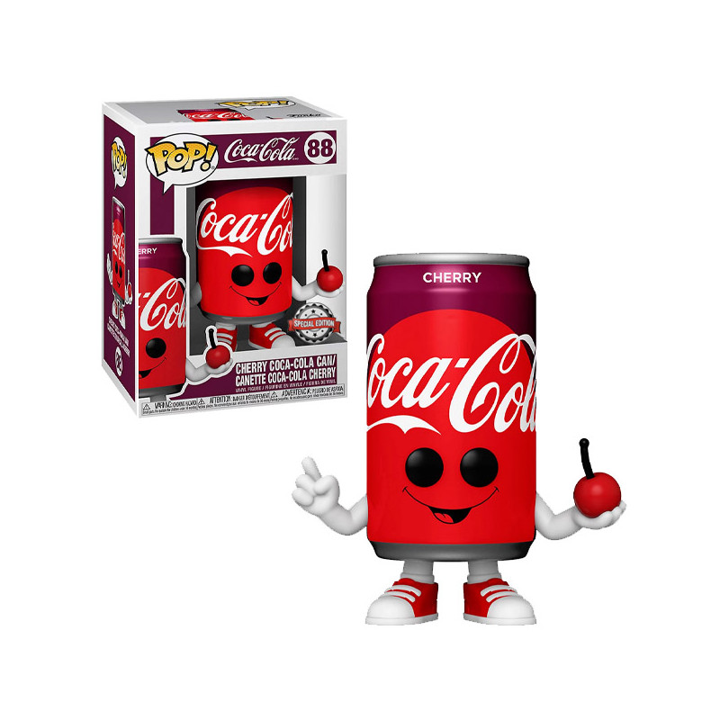 CHERRY COCA-COLA CAN / COCA COLA / FIGURINE FUNKO POP / EXCLUSIVE SPECIAL EDITION