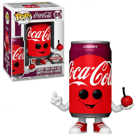 CHERRY COCA-COLA CAN / COCA COLA / FIGURINE FUNKO POP / EXCLUSIVE SPECIAL EDITION