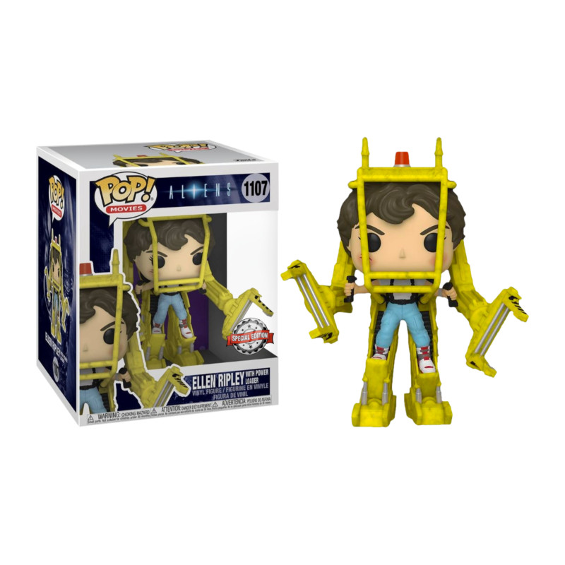 ELLEN RIPLEY WITH POWER LOADER OVERSIZED / ALIENS / FIGURINE FUNKO POP