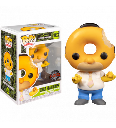 DONUT HEAD HOMER / THE SIMPSONS TREEHOUSE OF HORROR / FIGURINE FUNKO POP / EXCLUSIVE SPECIAL EDITION