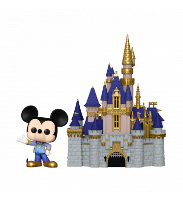 CINDERELLA CASTLE WITH MICKEY MOUSE / DISNEY WORLD / FIGURINE FUNKO POP