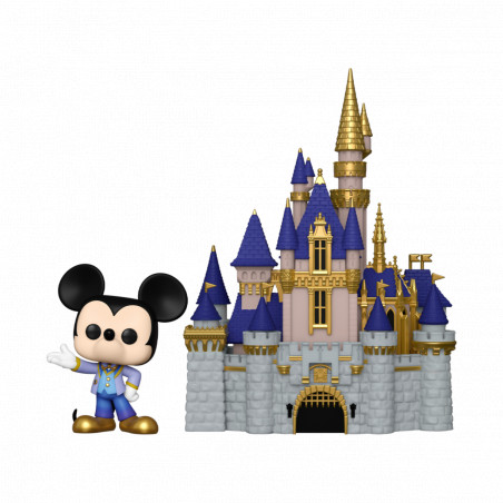 CINDERELLA CASTLE WITH MICKEY MOUSE / DISNEY WORLD / FIGURINE FUNKO POP