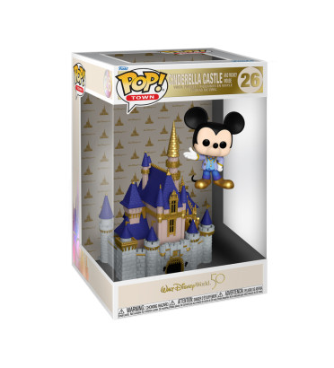 CINDERELLA CASTLE WITH MICKEY MOUSE / DISNEY WORLD / FIGURINE FUNKO POP CINDERELLA CASTLE WITH MICKEY MOUSE / DISNEY WORLD / FIGURINE FUNKO POP
