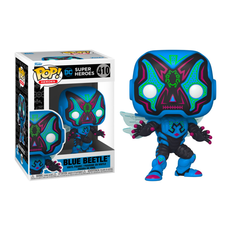 BLUE BEETLE DIA DE LOS MUERTOS / SUPER HEROES / FIGURINE FUNKO POP