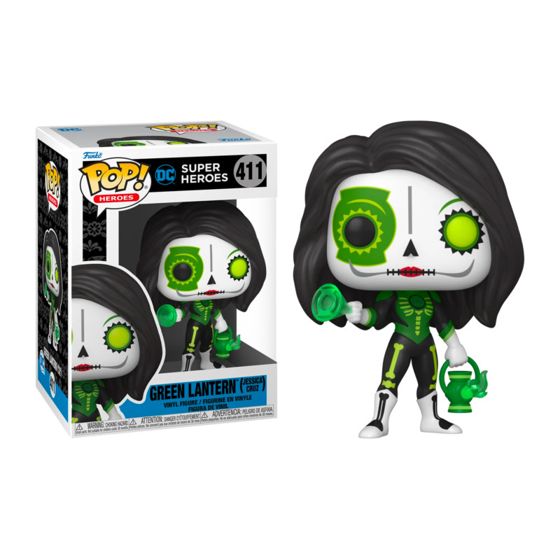 GREEN LANTERN JESSICA CRUZ DIA DE LOS MUERTOS / SUPER HEROES / FIGURINE FUNKO POP